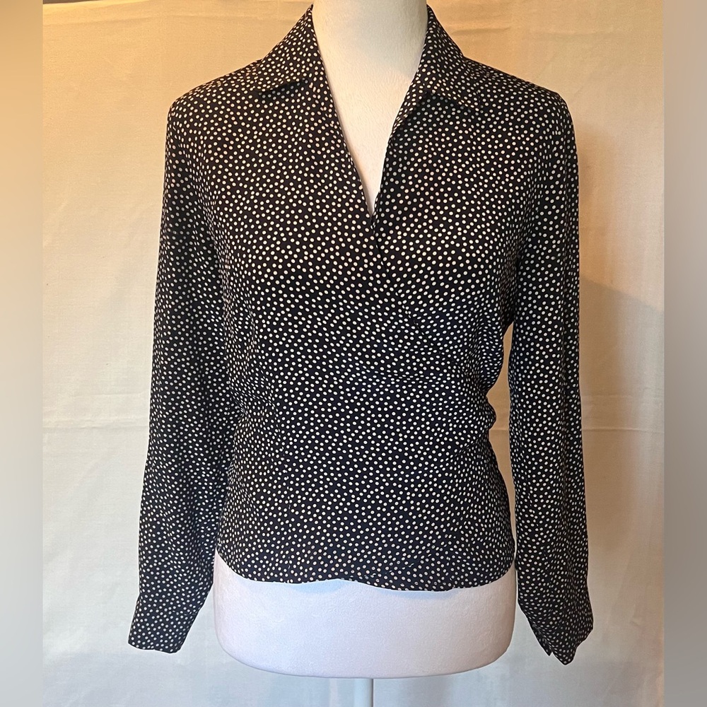 Ann Taylor Wrap  Blouse - Size 2P